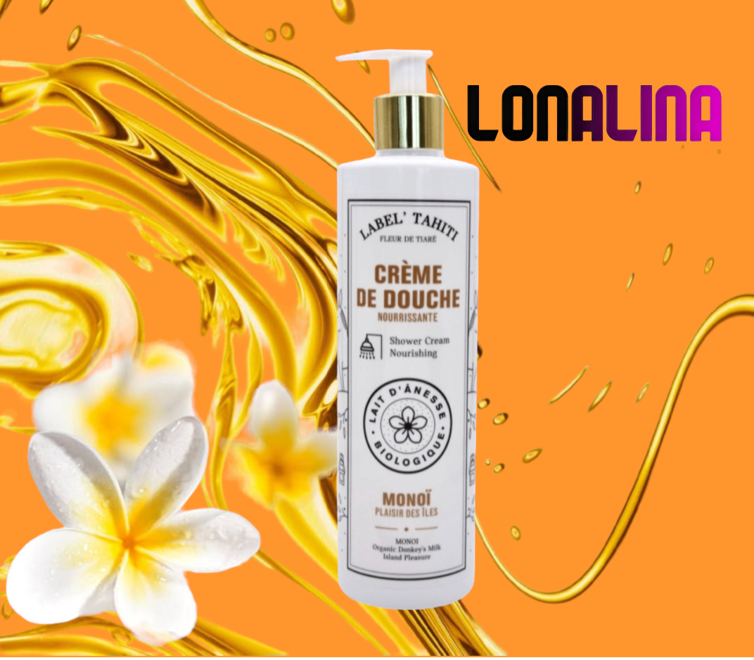 Crème de douche au lait d'ânesse Bio MONOÏ