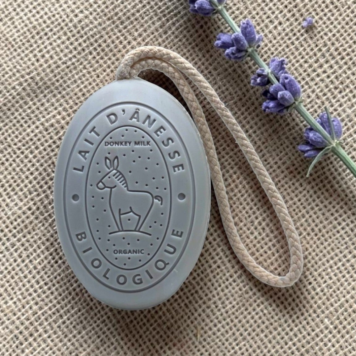 Savon corde Douche au lait d'Ânesse Bio