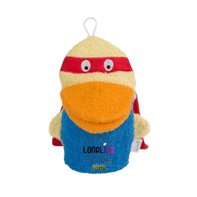 GANT DE TOILETTE 100% COTON "HÉROS"