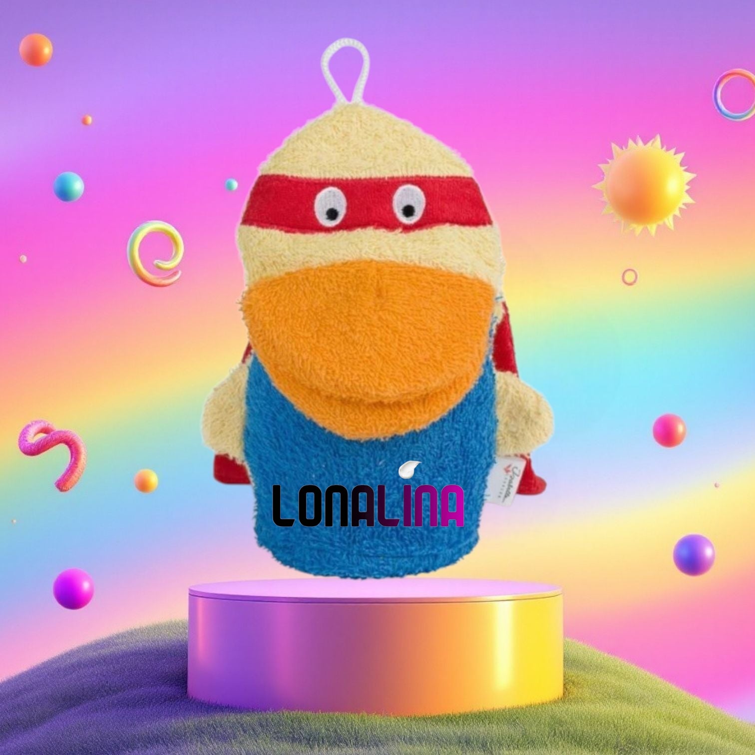 GANT DE TOILETTE 100% COTON "HÉROS"