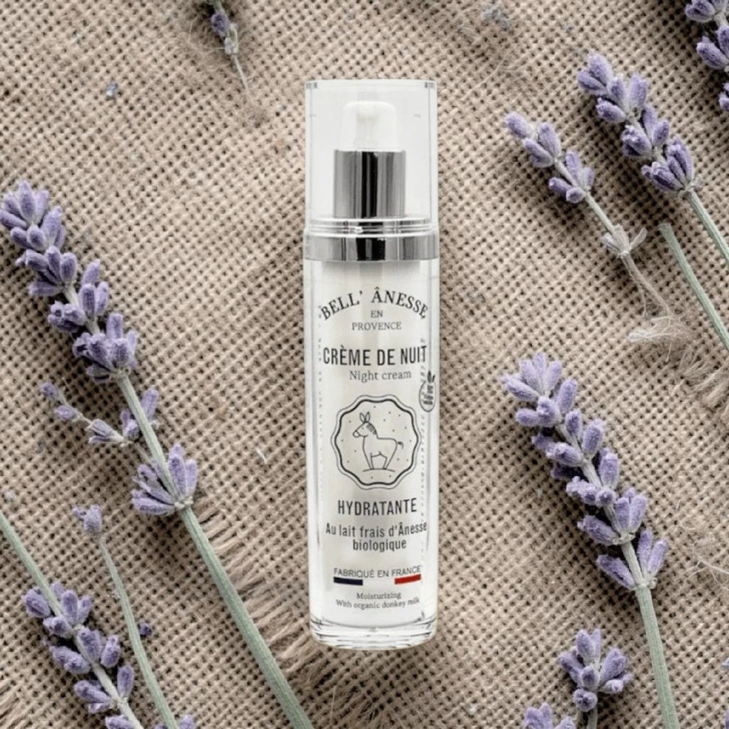 Crême de Nuit Soin Visage Régénérant au Lait d'Ânesse Bio
