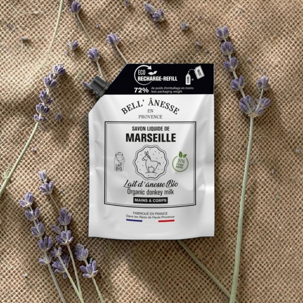 Savon Eco Recharge au lait d'Ânesse Bio