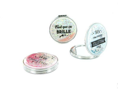 Miroir paillettes de sac